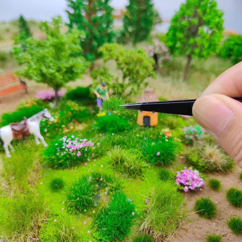 5mm Model Train Static Grass Tufts for DIY Miniature Landscape Scenes