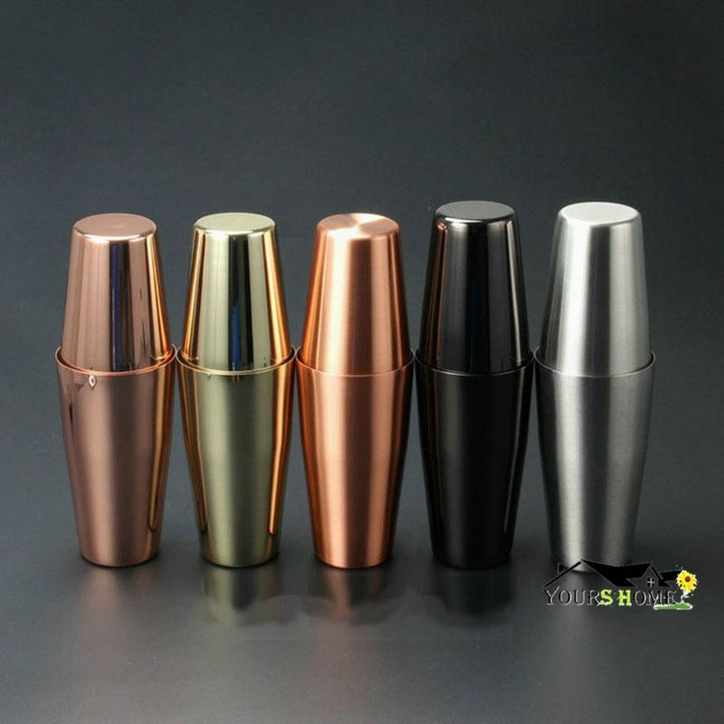 Cocktail Shaker Bar Set Shaker Barware Set - 4 Pieces Bartender Kit Include Shaker, Jigger,Strainer & Spoon Barware