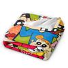 Crayon Shin-chans Cartoon Anime Blanket Warm Cozy Fluffy  Throw Blankets for Couch 50x60 Inch Multiple Sizes Rug Piece