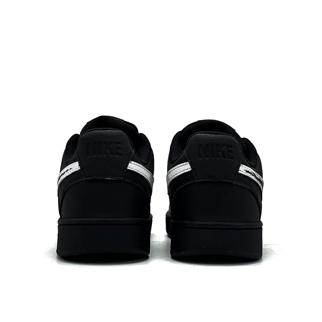 Nike Court Vision Low Defeat Wu Handwriting Synthetic Leather Abrasion Resistant Abrasion Resistant Low top DH2987-002(Team1615-)