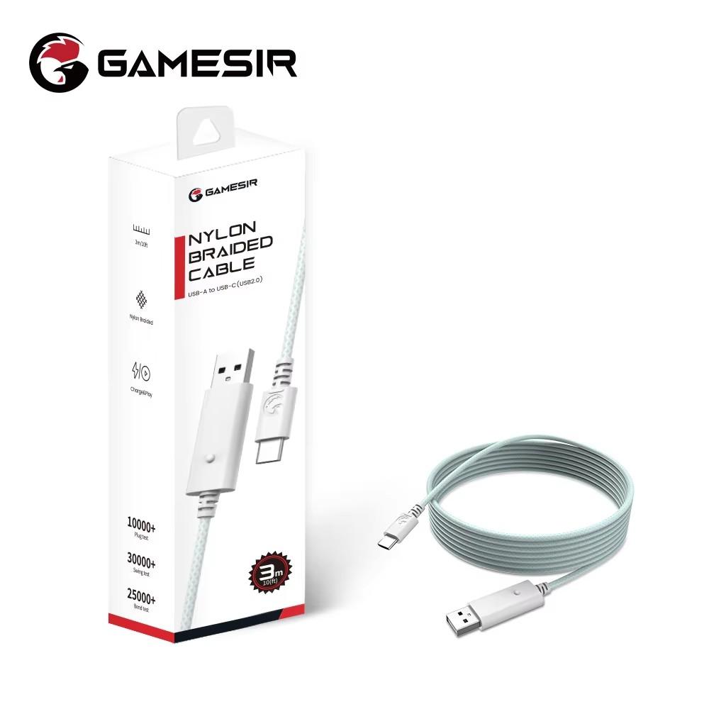 GameSir 3m Nylon Braided Cable for G7 Pro G7 Pro 8K Cyclone 2 Nova Lite X5 Lite G7 SE G8 G8+ MFi X5s Kaleid Flux Gamepad