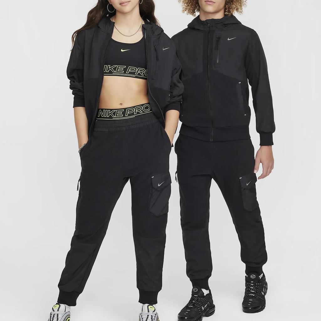 Nike Sportswear Therma-FIT Knit Joggers Warm Breathable Comfortable Stylish Kids Joggers Black HF4211-010