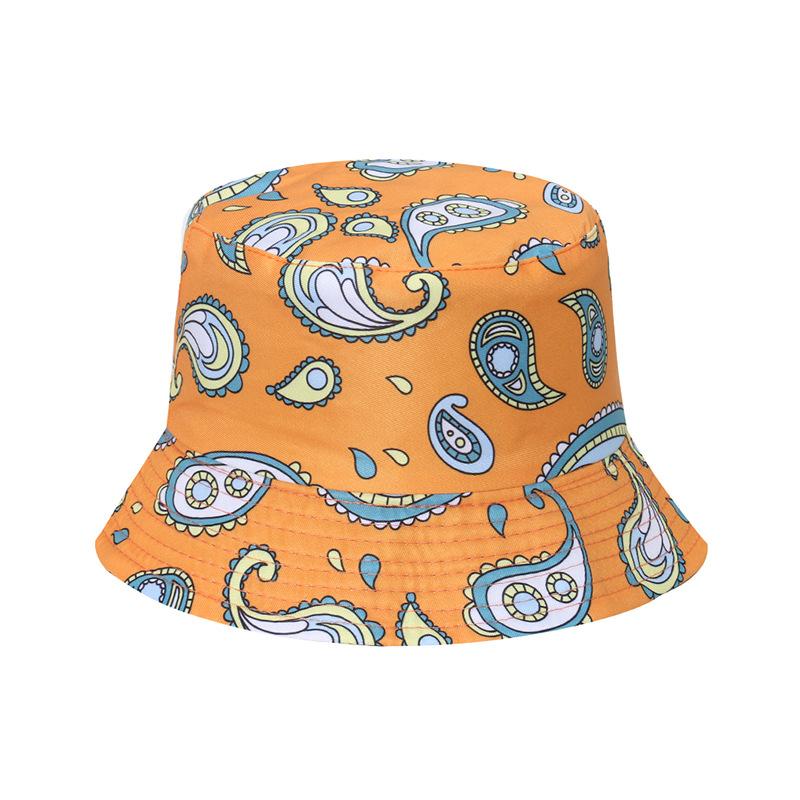 Versatile Style Hat Printing Womens Sunshade Short Brim Fishermans Hatscaps