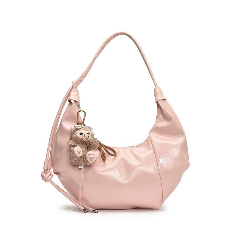 Fashion Pleated Small Bag Women's New Summer Popular Versatile Single Shoulder Underarm Bag Crossbody Dumpling Bag