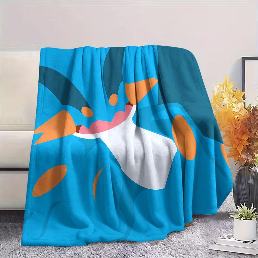 Coperta in Flanella con Stampa Swampert, Alta qualità Confortevole per Tutte le Stagioni, Decorazione per la Casa, Calore e Comfort