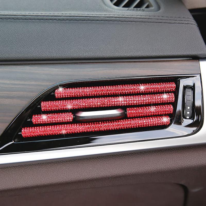 Car Air Conditioner Outlet Decorative Strips U Shape Moulding Trim Decor Strips Car Styling Auto Interior Mouldings Accessories