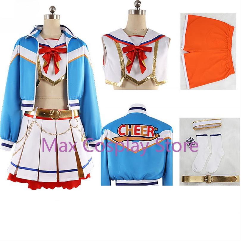 Max Cos Uma Musume Pretty Derby Cheerleading Nice Nature Cosplay Costume Halloween Comic Con Outfits