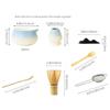 5/7Pcs New Ceramic Japanese Matcha Set Reusable with Pouring Spout Matcha Whisk Set Matcha Making Kit Matcha Equipment
