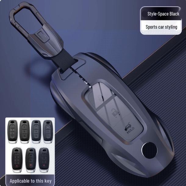 Nissan 14th Gen Sylphy Car Key Cover for Qashqai, Teana, X-Trail, Tiida, Murano, Terra - Model N7.