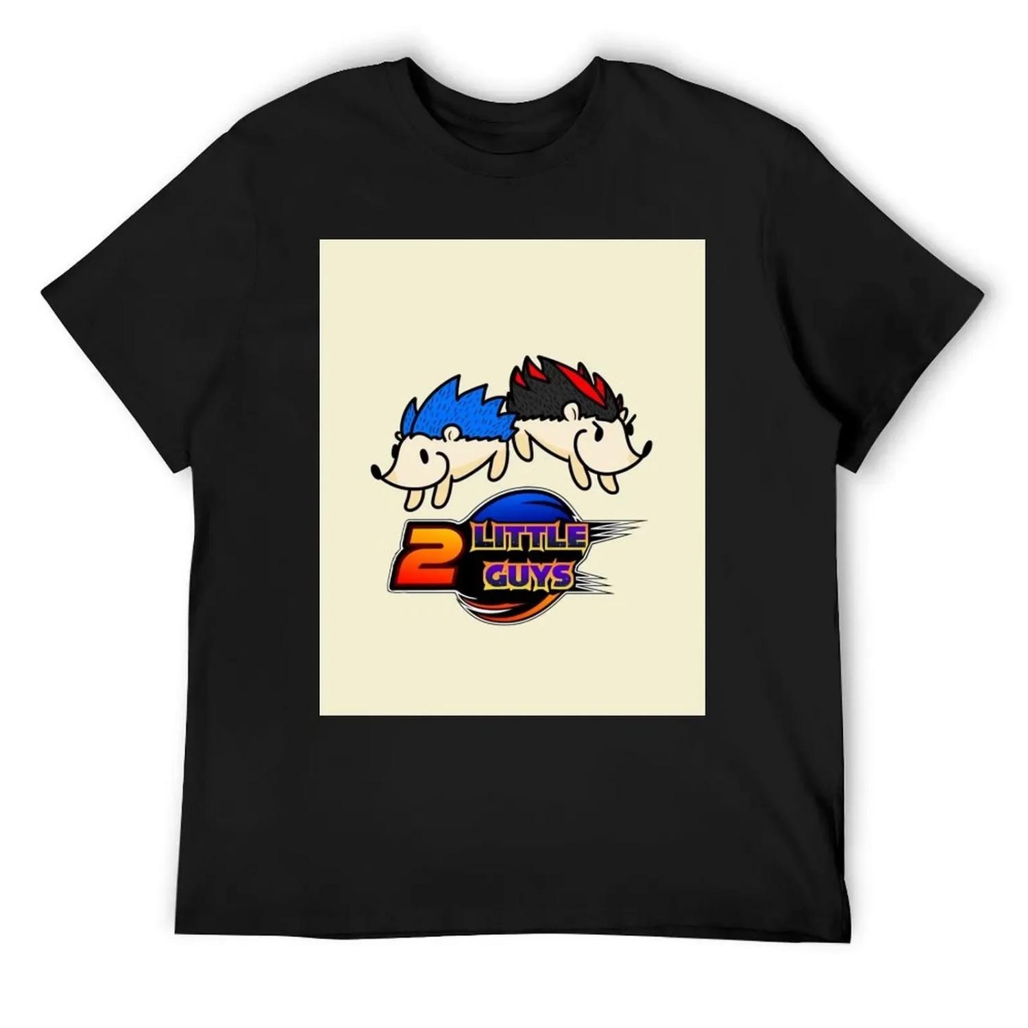 2 little Guys (hedgehogs) T-Shirt tops sweat customs fruit of the loom mens t shirts S