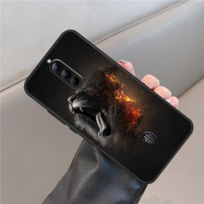Lions Case For ZTE Nubia Red Magic 10S 6S 7S 8S 9S Pro For RedMagic 10 Air 8 9 10 11 Pro Plus Cover