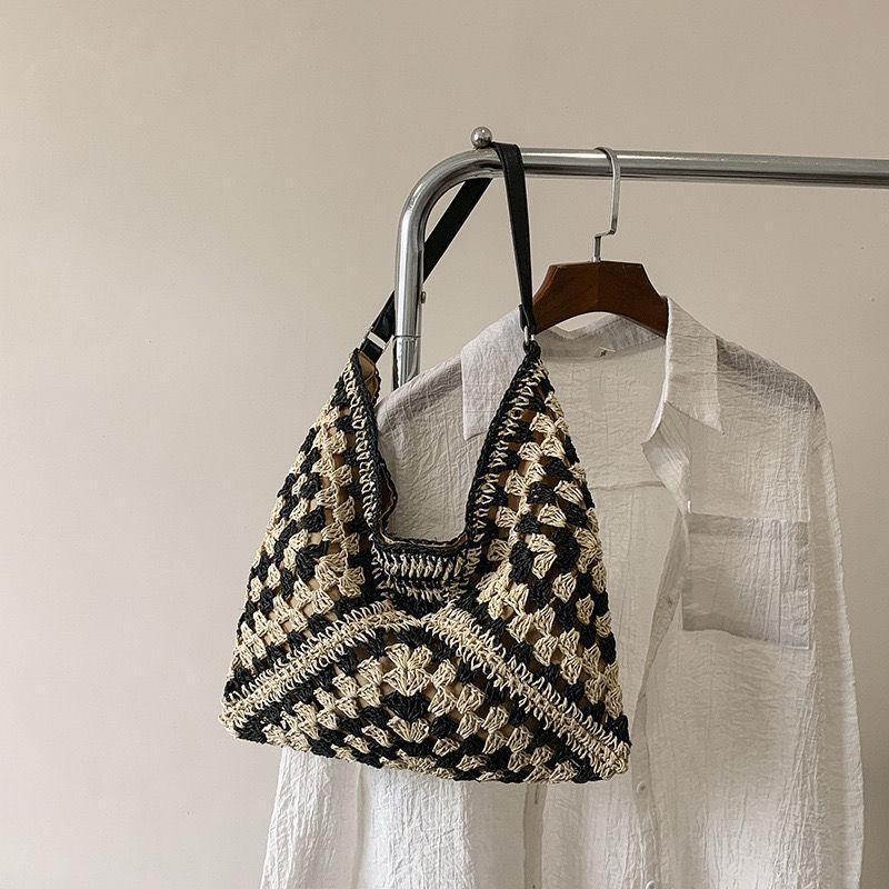 New Fashion Woven Bag Shoulder Messenger Women's Bag