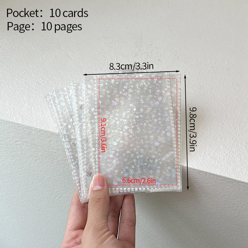 A8 Binder Photocard Holder Idol Cards Collect Book Cute Photo Album Kpop Card Holder Binder Background Kpop Album