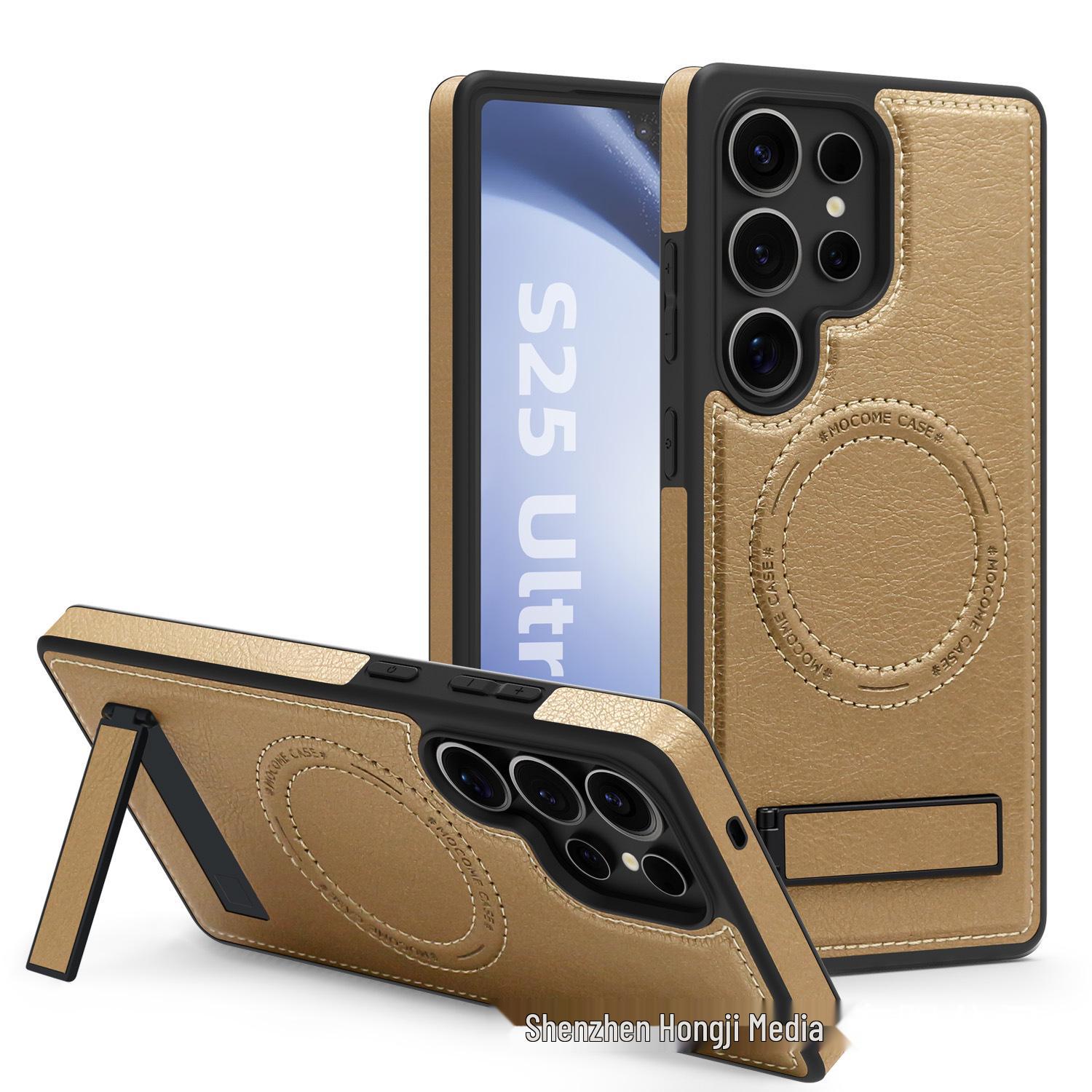 

Магнітний чохол-книжка з кришталевим щитом для Samsung S26 Ultra: Захисний чохол-підставка з повним покриттям проти падінь для S25 FE та S24. S26