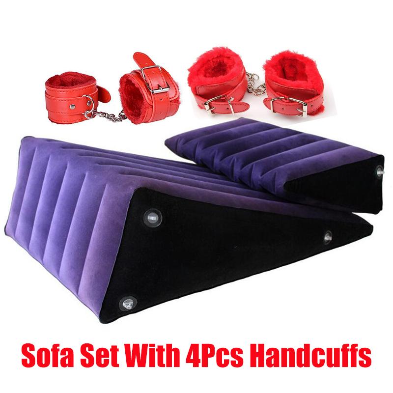 Sex Inflatable Cushion Sofa Sexy Pillows Couples Love Position Body Wedge Erotic Toys  Lying Furniture Adults Games Sextoys