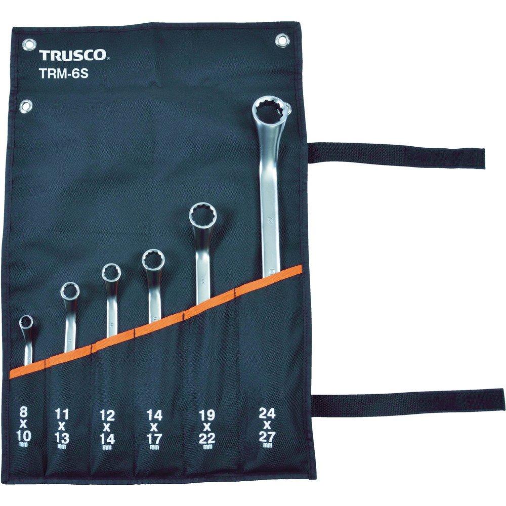 

TRUSCO Wrench Set 45° Open-End (6-Piece Set) TRM-6S