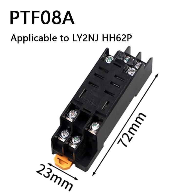 1pcs 8pin 11pin 14pin PYF/PTF 14A Relay Base PYF08A MY2NJ MY3NJ MY4NJ LY2NJ LY3NJ LY4NJ Small Intermediate Relay HH52P/HH64P Relays 5