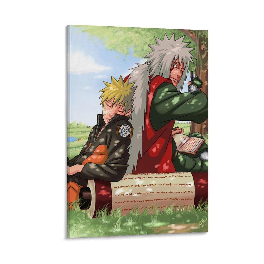 Banyo veya Giriş Alanı Dekorasyonu İçin Naruto Kanvas Duvar Sanatı