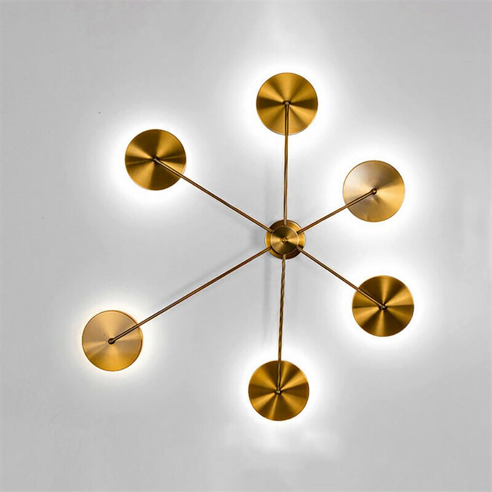 Modern Wall Sconces Sputnik Wall Light Creative Ceiling Lamp Modern Art Decor, for Living Room, Entryway, Bedroom, Hallway