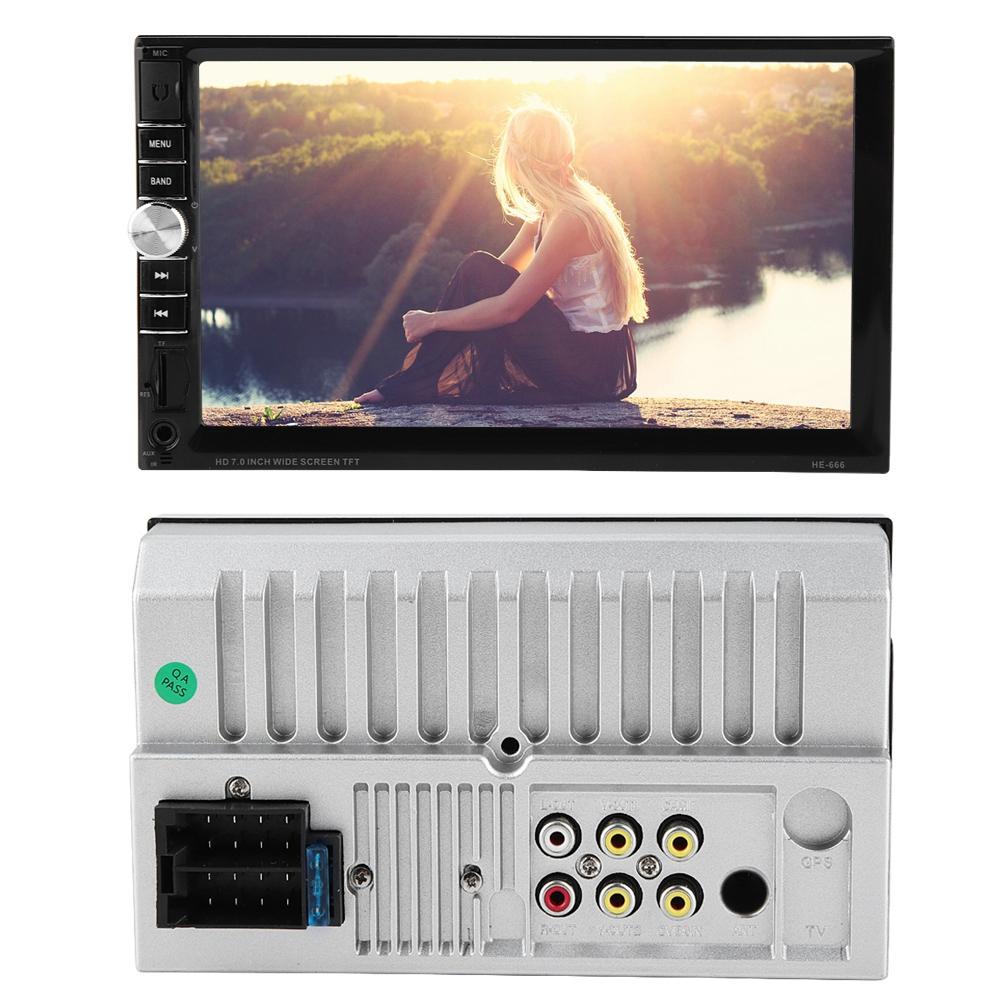 7inch Double Din Car Multimedia Player Audio Stereo FM Radio Touch Screen