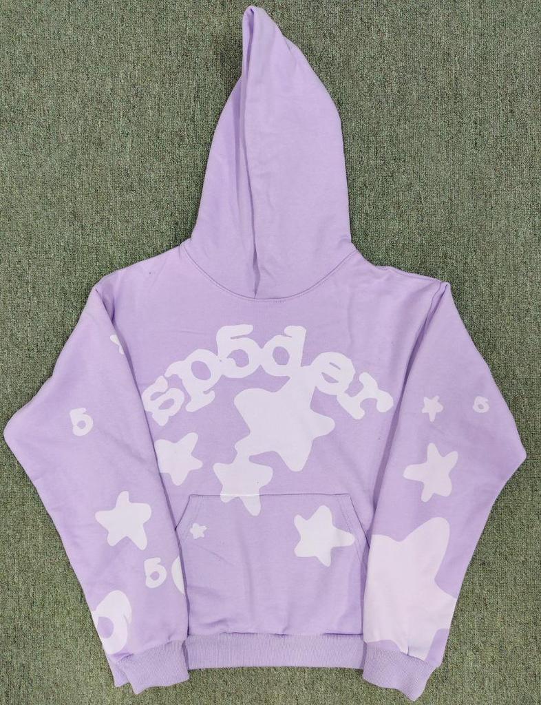 Young Thug Style Spider Web Hoodie Set