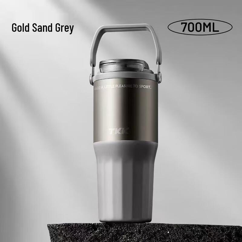 TKK Portable Large Capacity Insulated Coffee Mug, 700ml