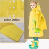 Custom Logo Waterproof Raincoat Windproof EVA Clothing for Poncho for Kids Boys Girls for Students Dinosaur Rain for Poncho