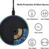 Wireless Charger Pad LED Light Fast Wireless Charging Induction Phone Holder For iPhone 17 16 15 14 13 12 Pro Max Samsung Xiaomi