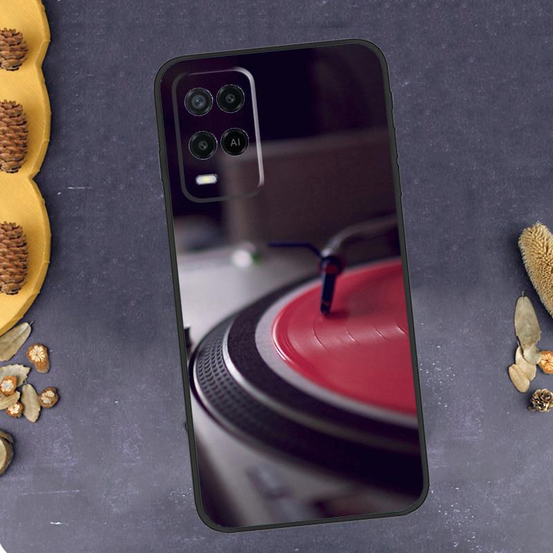 

Vinyl DJ Record Art Phone Case For Oppo A79 A18 A38 A58 A78 A98 A17 A40 A60 A80 A16 A76 A96 A15 A74 A94 A54 A77 OPPO A58 4G
