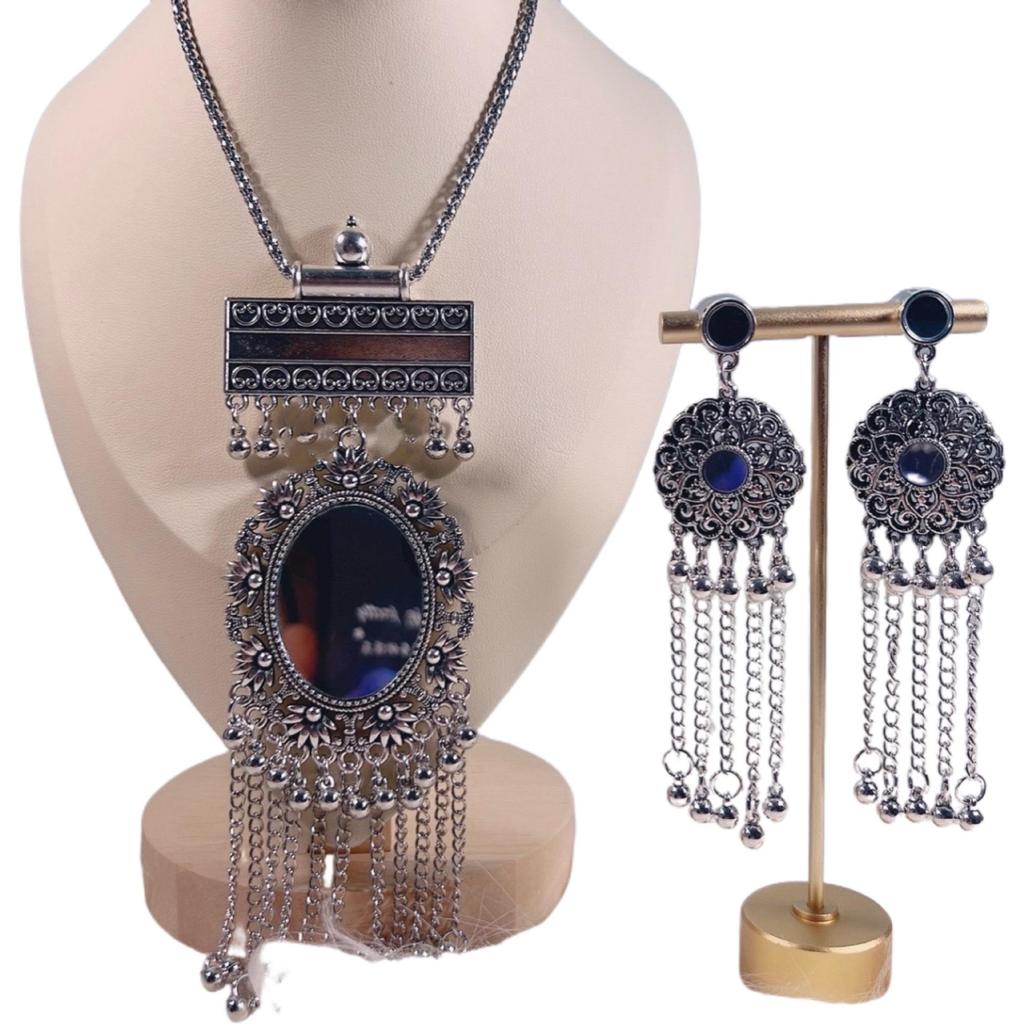 Bohemian Bell Tassel Chain Earrings - Trendy Cross-Border Fashion Drop Jewelry