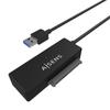 Adaptateur - aisens - ase-35a01b - sata 2,5"/3,5" - usb-a 2.0/3.0/3.1 gen1 - noir