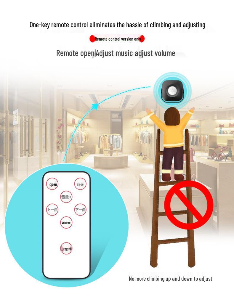 Sensor Entry Store: Rechargeable Commercial Voice Welcome Doorbell with Ding Dong Alert