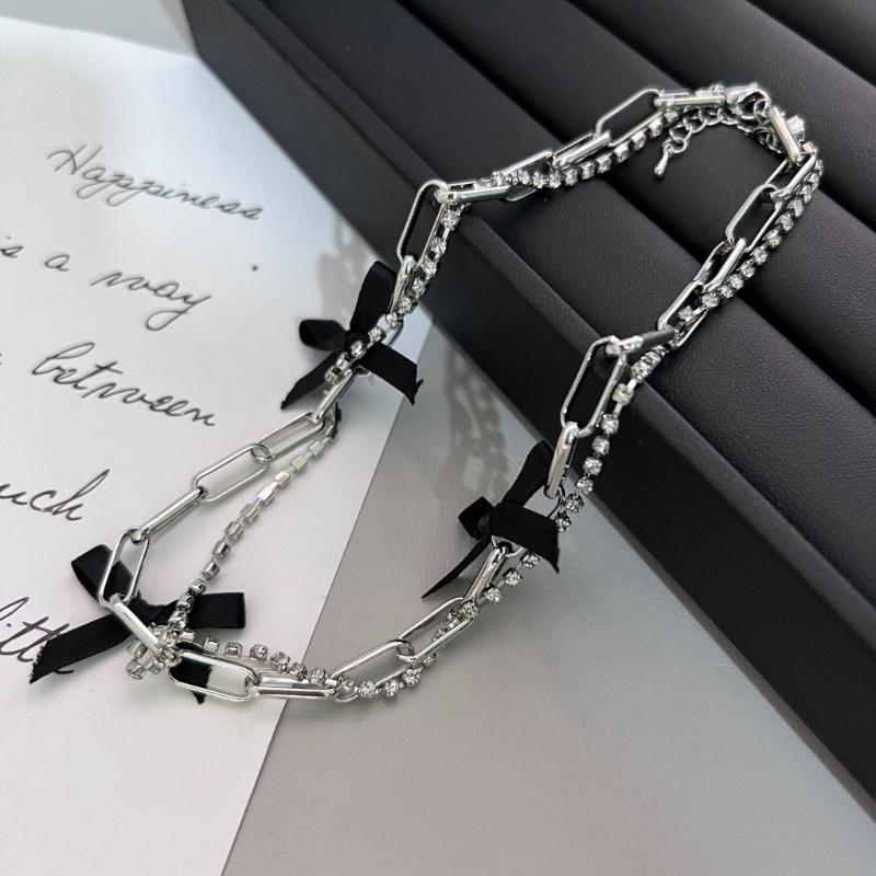 Bohemiean Star Fringe Clavicle Chain Dopamine Star Necklace Star Bowknot Choker Women Daily Outfits Delicate Jewelry