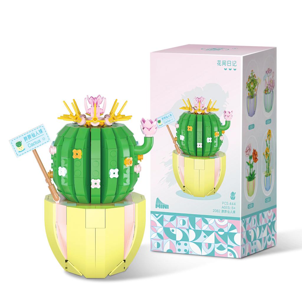 Blumenstrauß Mini Bausteine Konstrukteur Sets Block Modell Puzzle Zusammenbau Steine DIY Heimdekoration Kinderspielzeug Geschenk