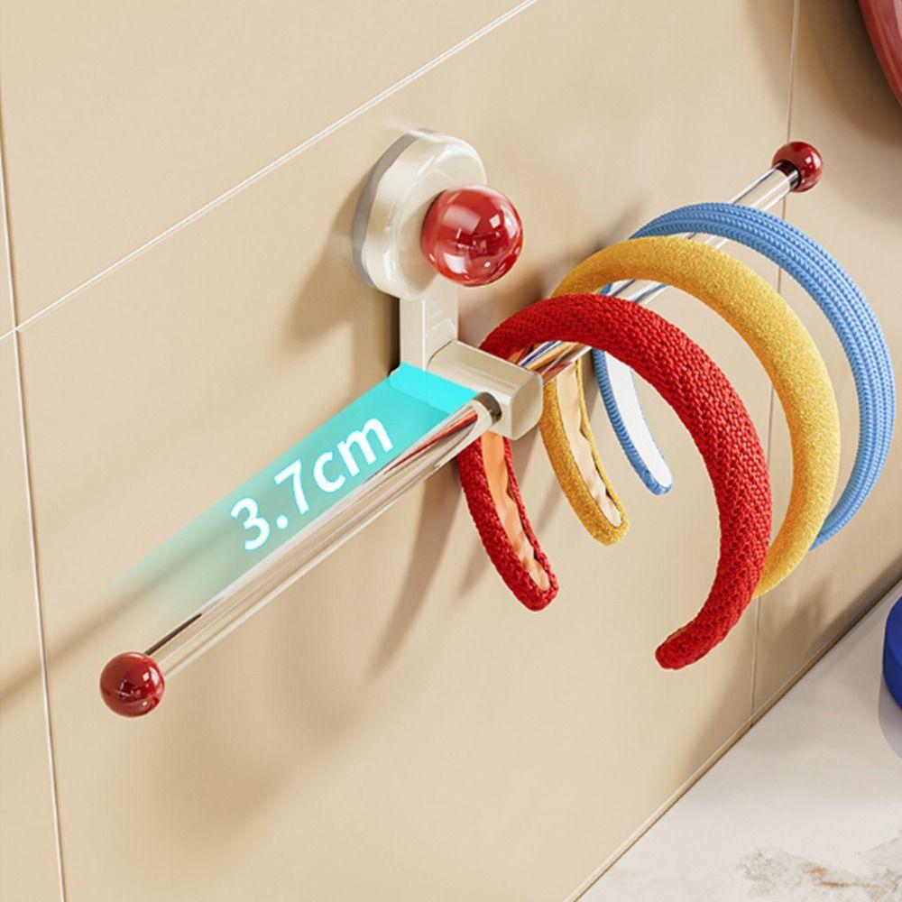 Suction Cup Towel Storage Hook Wall Mounted Hairband Storage Hook  Kitchen Use