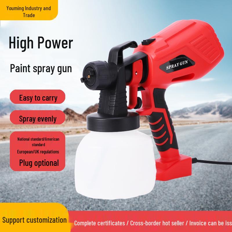 Rechargeable Handheld High-Power Electric Paint Spray Gun