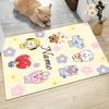Custom Name BT21 Character Collection Carpet Rug Customizable Soft Washable Anti-Slip Home Living Room Sofa Mats Personalized Rug. 0909139