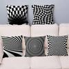 3D Vortex Illusion Pillow Cushion Cover Pillowcase Living Room Sofa Home Decor Customized