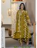 Women Designer Kurta Pant Dupatta Set Indian Bollywood Top Tunic Kurti Salwar Suit Dress