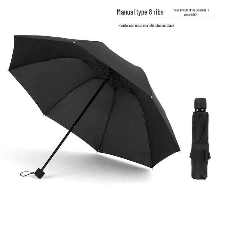 Nanqiao 8-Rib Three-Fold Manual Reverse Folding Business Umbrella