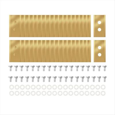 BHBL 30Pcs Replacement Blades Compatible for Luba & Yuka All Series, Titanium Replacement Robotic Lawnmower Blades