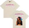 2026 SpringSummer Singer Tini Stosell La Triple T Futtura Tour Unisexs and Womens Fashionable Hiphop Summer Tops