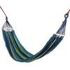 Camping Hammock Canvas Breathable Strong Load Bearing Portable Fabric Hammock for Travel Backpacking Beach Backyard Blue