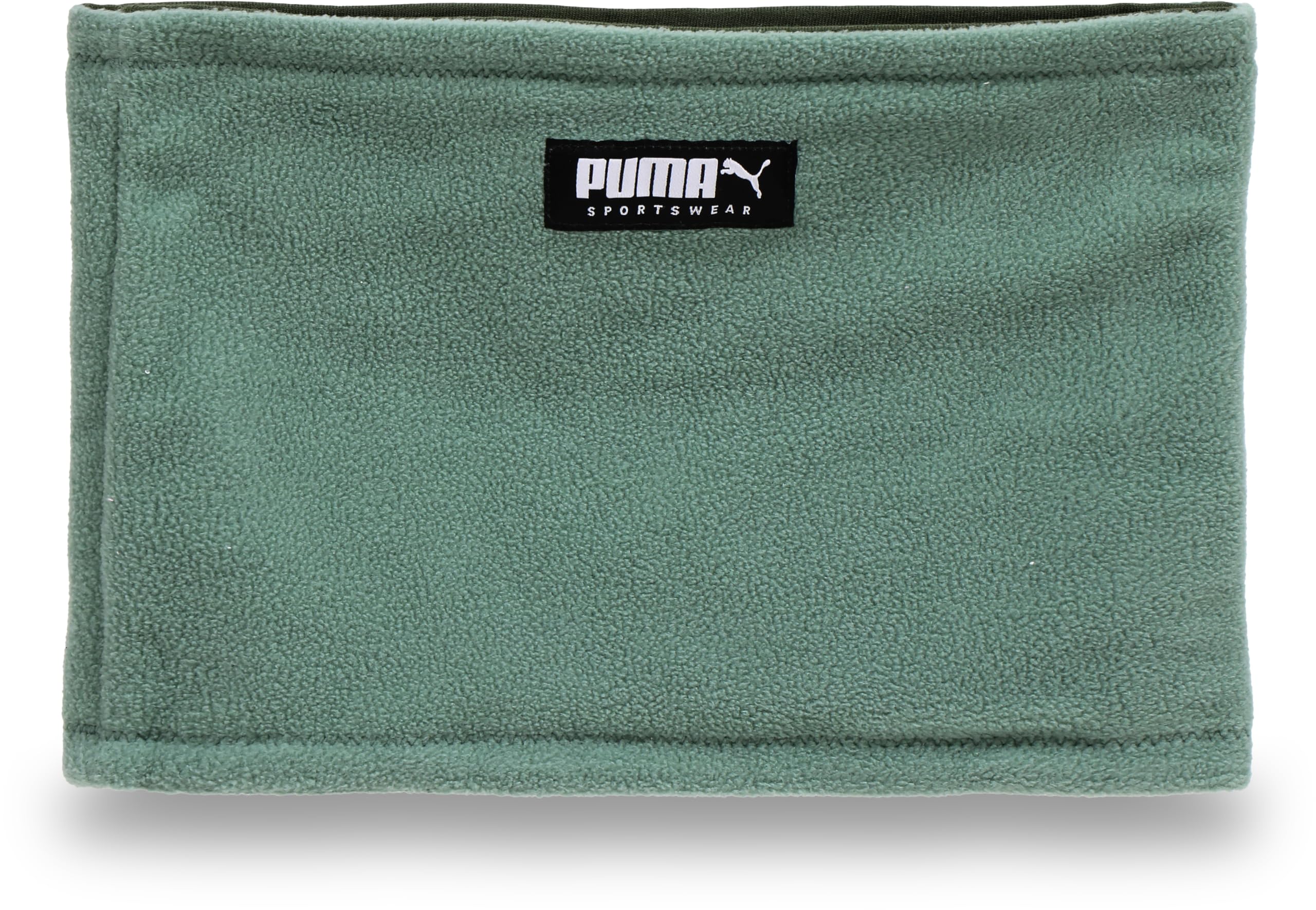 

PUMA Reversible Fleece Neck Warmer Scarf 2023 Sizzle Free Size (054088) Fall/Winter Colors Eucalyptus/Myrtle/Yellow, (08),