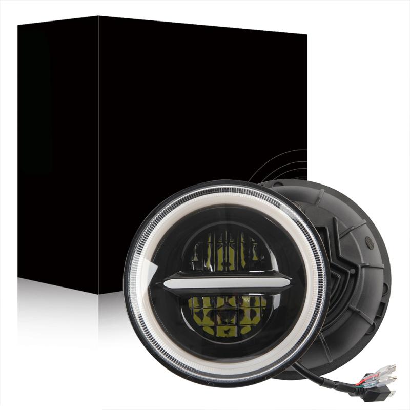 

Круглые светодиодные фары 200W 20000LM Высокая яркость 6000K/3000K DRL Замена дальнего/ближнего света