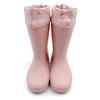 Amozi Kids' Rain Boots, Hooded Rain Shoes for Boys and Girls, Waterproof Rain Boots for Toddlers, Babies, Girls, Boys, Toddlers, and Juniors, Reflecti