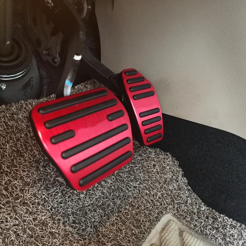 For Nissan Note E13 Aura E-power  Aluminum Alloy Brake Pedal Accelerator Cover  Anti Non-slip Mat Auto Styling Accessories