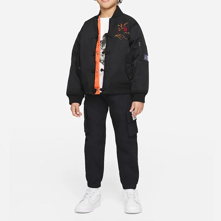 Jordan Comfortable Versatile Fashion Jacket Kids Jackets Black DX0099-010