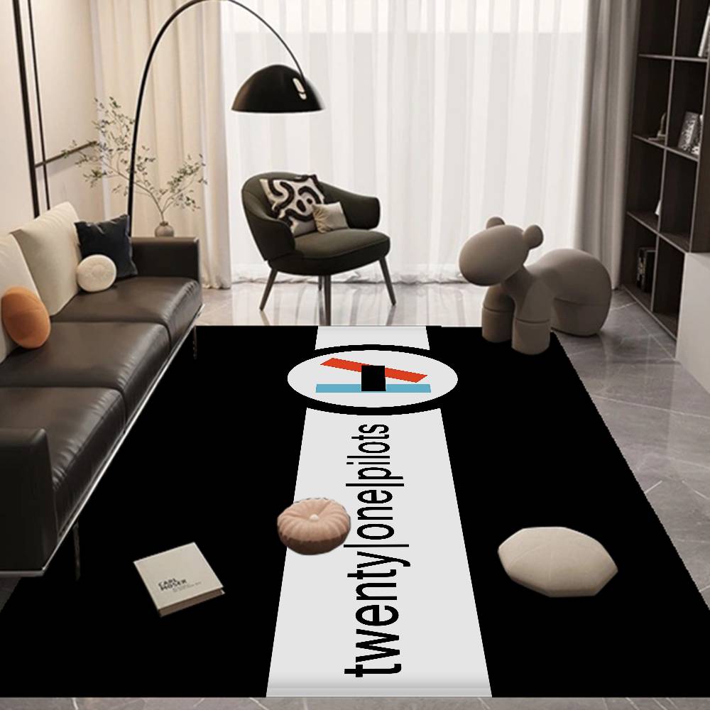 Popular T-Twenty One Pilot Kitchen Mat Nordic Style Bedroom Living Room Doormat Home Balcony Anti-Slip Welcome Rug