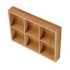 Divided Wooden Tray Multi Compartments Serving Tray for Hot Pot Restaurants Sushi Plate